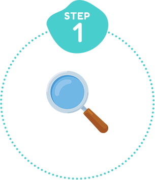 STEP1 お好みの条件で理想のお相手を検索しよう！