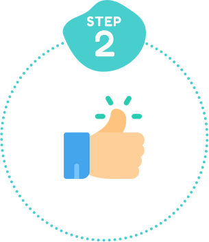 STEP2 気になるお相手に「いいね」を送りましょう
